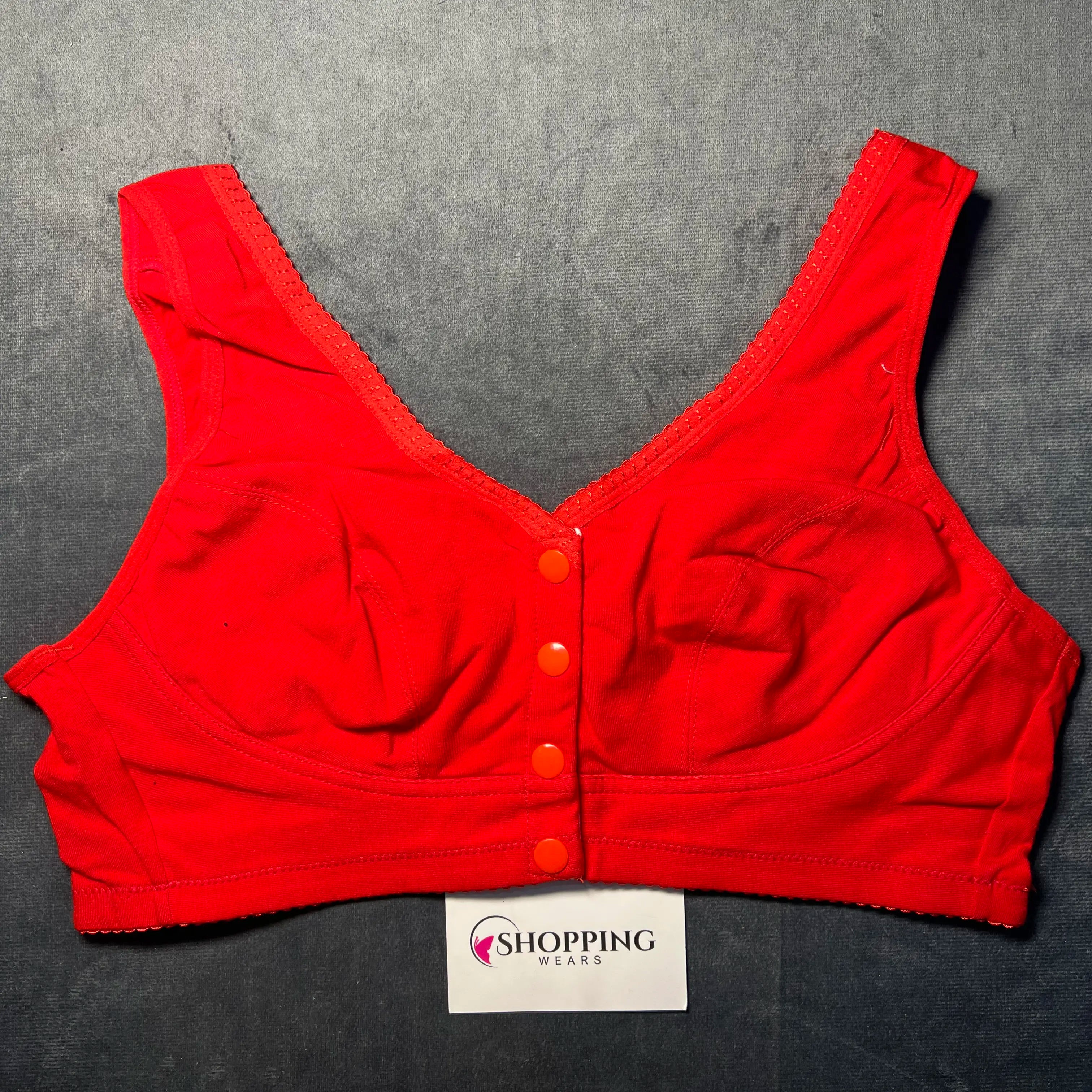 Multi-Colors Winter Button Bra for Women – Non-Wired Front Button Design