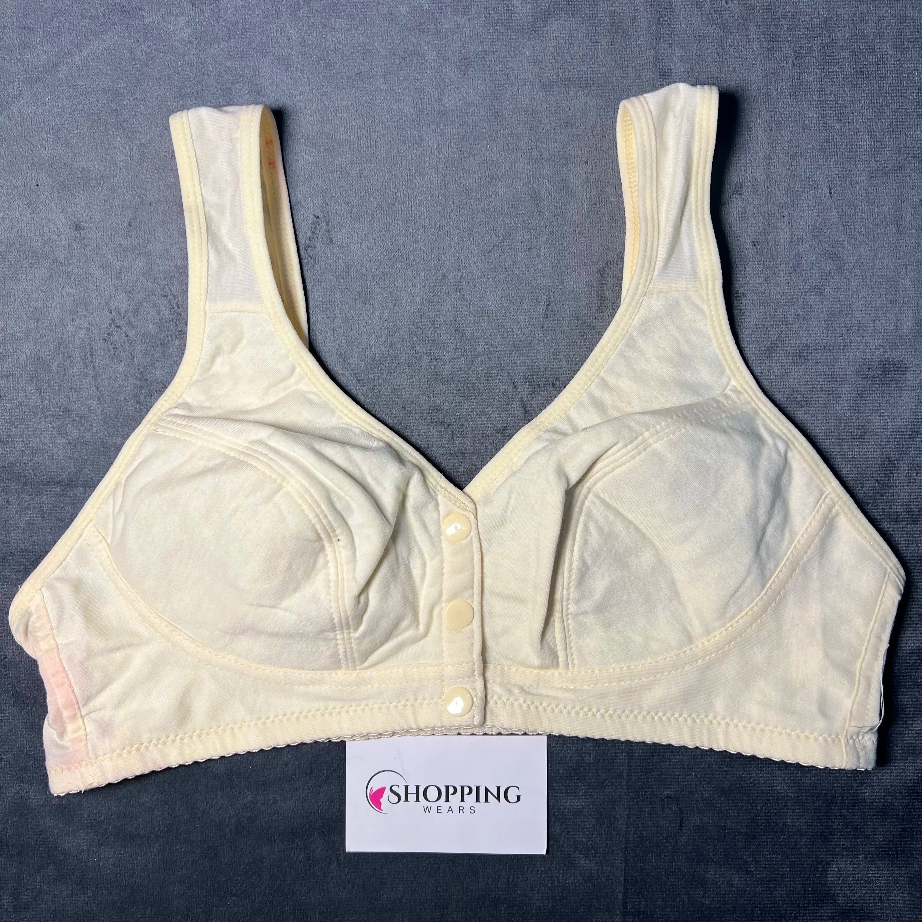 Multi-Colors Winter Button Bra for Women – Non-Wired Front Button Design
