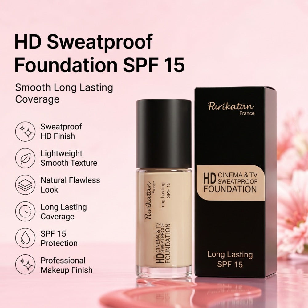 ELVO HD Sweatproof Long Lasting Foundation SPF 15✨