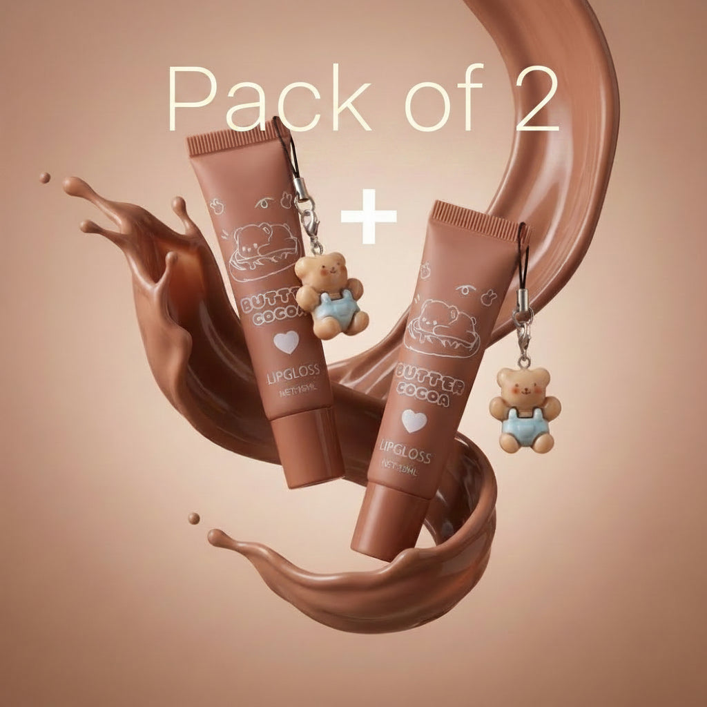 ELVO Butter Cocoa Matte Lip Gloss Duo Pack