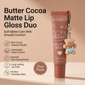 ELVO Butter Cocoa Matte Lip Gloss Duo Pack